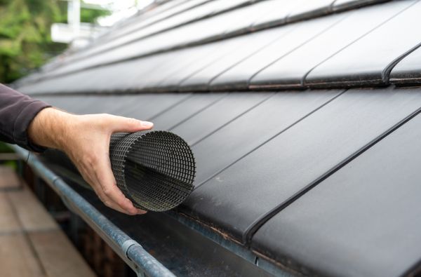 Gutter Mesh Installation in Hilliard